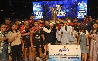 जयपुर जगुआर्स ने जीता रियल कबड्डी सीजन-3 का खिताब:फाइनल में सिंह सूरमा को 38-24 से हराया, अनिल सर्वश्रेष्ठ रेडर और साहिल सर्वश्रेष्ठ डिफेंडर बने